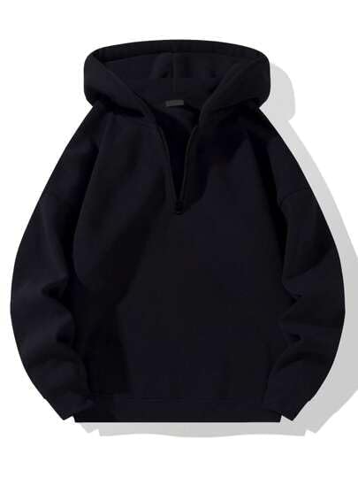 FN3 Half Zipper Solid Hoodie for Men|| Men's Hoodie || Sweatshirt for Men