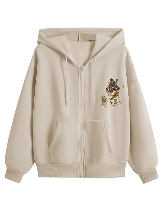 TAGAS Women's Solid Zipper Hooded Sweatshirt|Zip Up (Hoodie) for Womens|