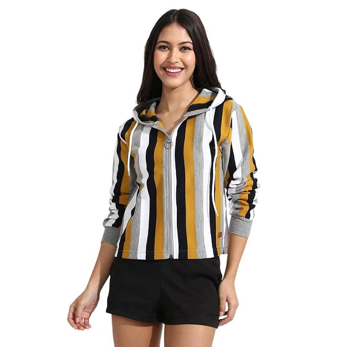 PINACOLADA Women's Relaxed Pullover Hoodie for Casual Wear | Hooded Neck | Long Sleeves | Pull On Closure | Sweatshirt Crafted with Comfort Fit for Everyday Wear