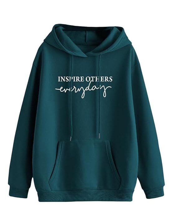TAGAS Women's Fleece Zip-Up Hoodie | Full Zip Hooded Sweatshirt with Kangaroo Pocket & Drawstring | Regular Fit Casual Winter Wear