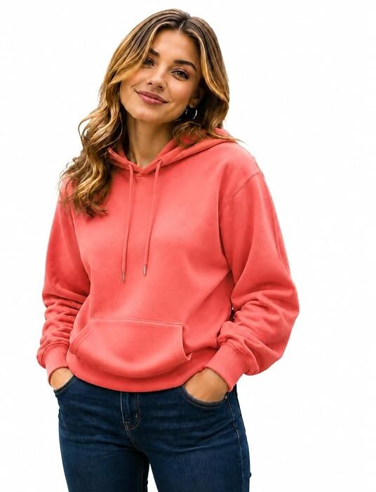 Mack Jonney Women's Premium Fleece Hoodie Sweatshirt|Stylish Winter Hooded Pullover|Comfortable Casual Wear Hoodie for Gym, Travel & Outdoor