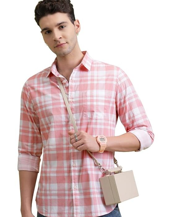 Highlander Cotton Men Shirt, Regular Fit