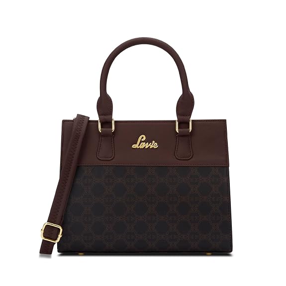 Lavie Women's Mono Salma Solid Satchel Bag for Women | Satchel Handbag for Work | Ladies purse | Stylish Shoulder Bag | Gift For Ladies