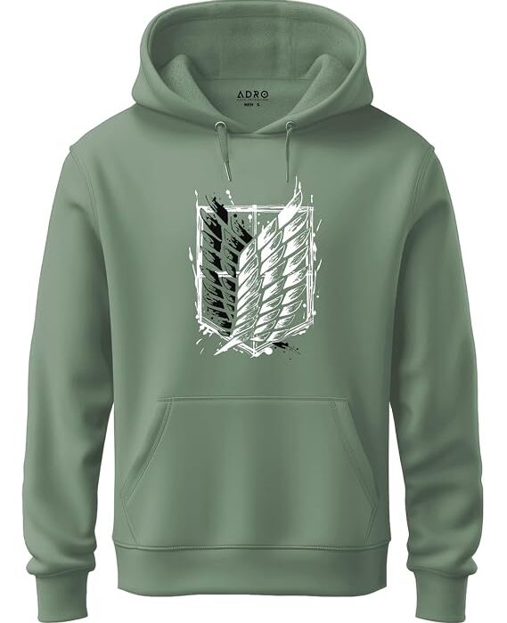 ADRO Mens Attack on Titan Printed Hoodies