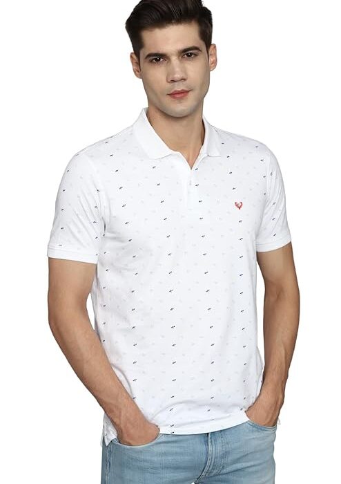Allen Solly Men T-Shirt, Cotton, Regular Fit