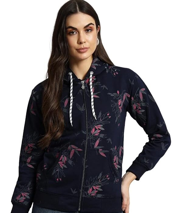 eWools Women's Fleece Blend Winters Hoodie Sweatshirt with Pockets
