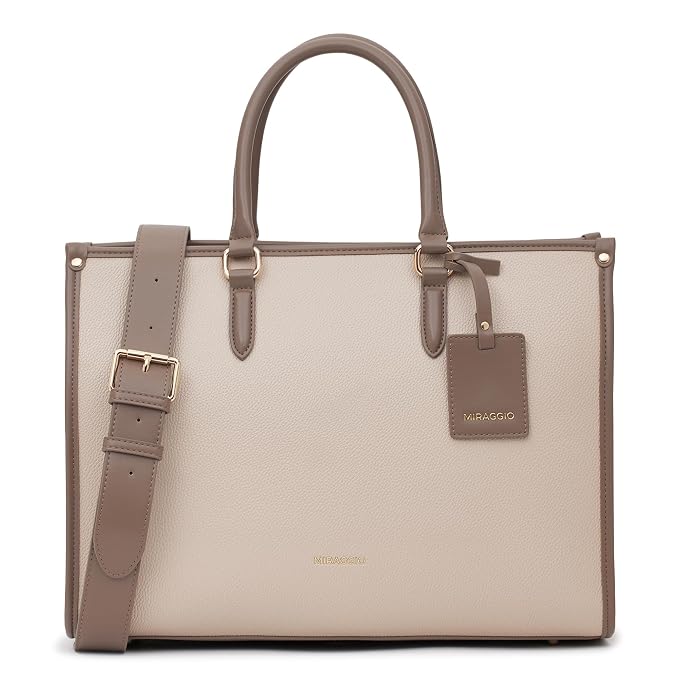 Miraggio Denice 2.0 14" Tote Bag For Women Office Use | Shoulder Handbag