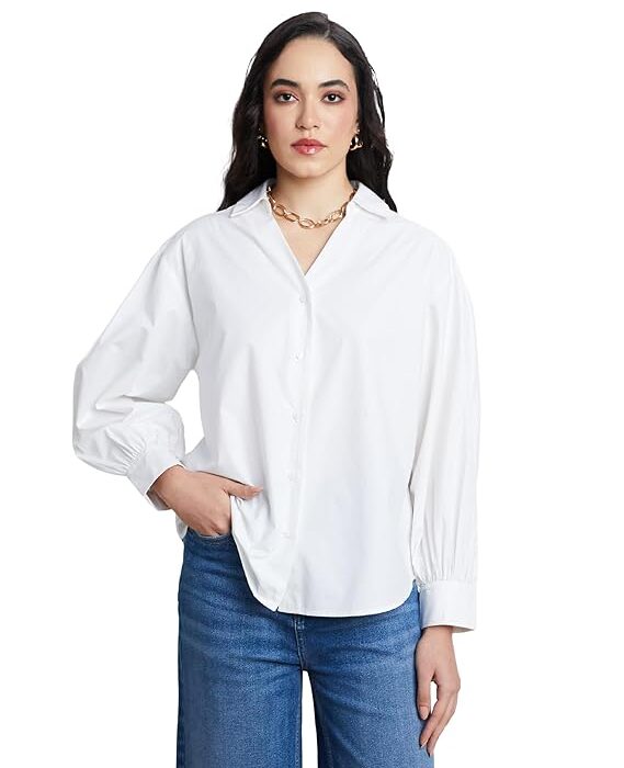 Symbol Premium Women's Oversized Smart Casual Cotton Shirt