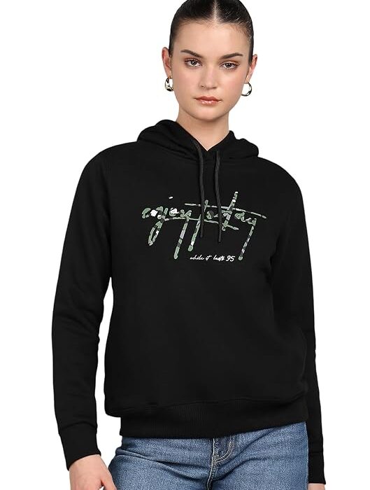 Alan Jones Clothing Women's Cotton Hooded Sweatshirt