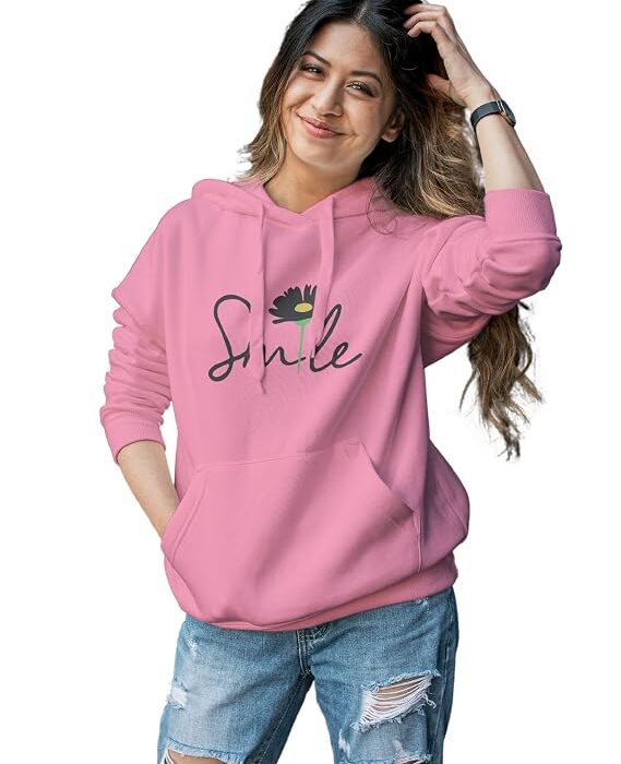 Arispo Women's Printed Hoodies, Sweatshirt, Winter Fleece Sweater Hoodie for Women & Girls