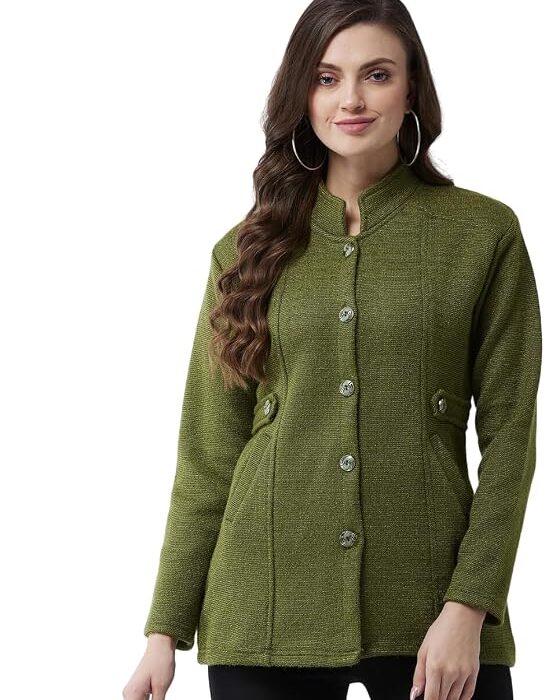 PIVL Women's Long Winter Acrylic Blend Sweater